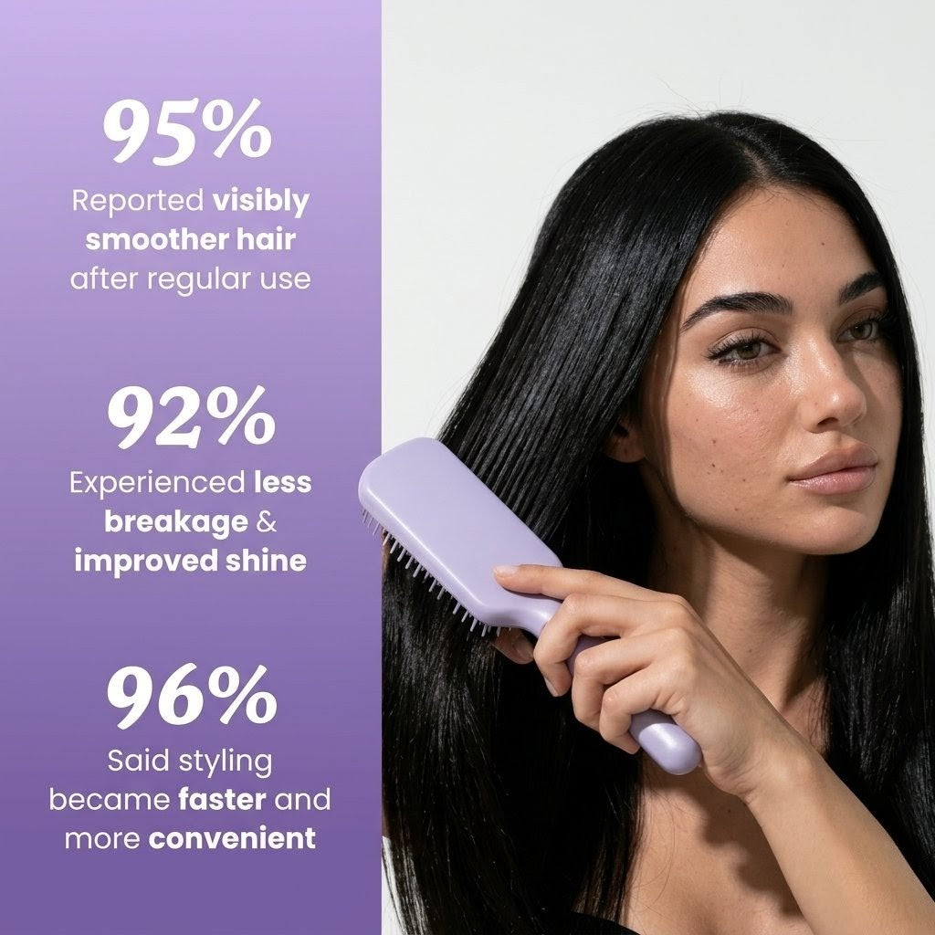 Self-Cleaning Hair Brush