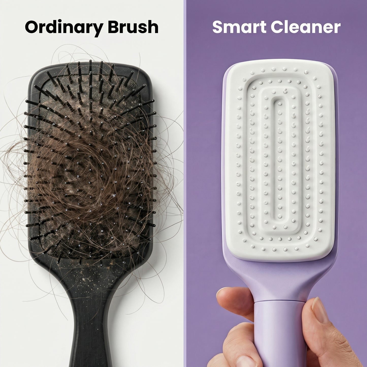 Self-Cleaning Hair Brush