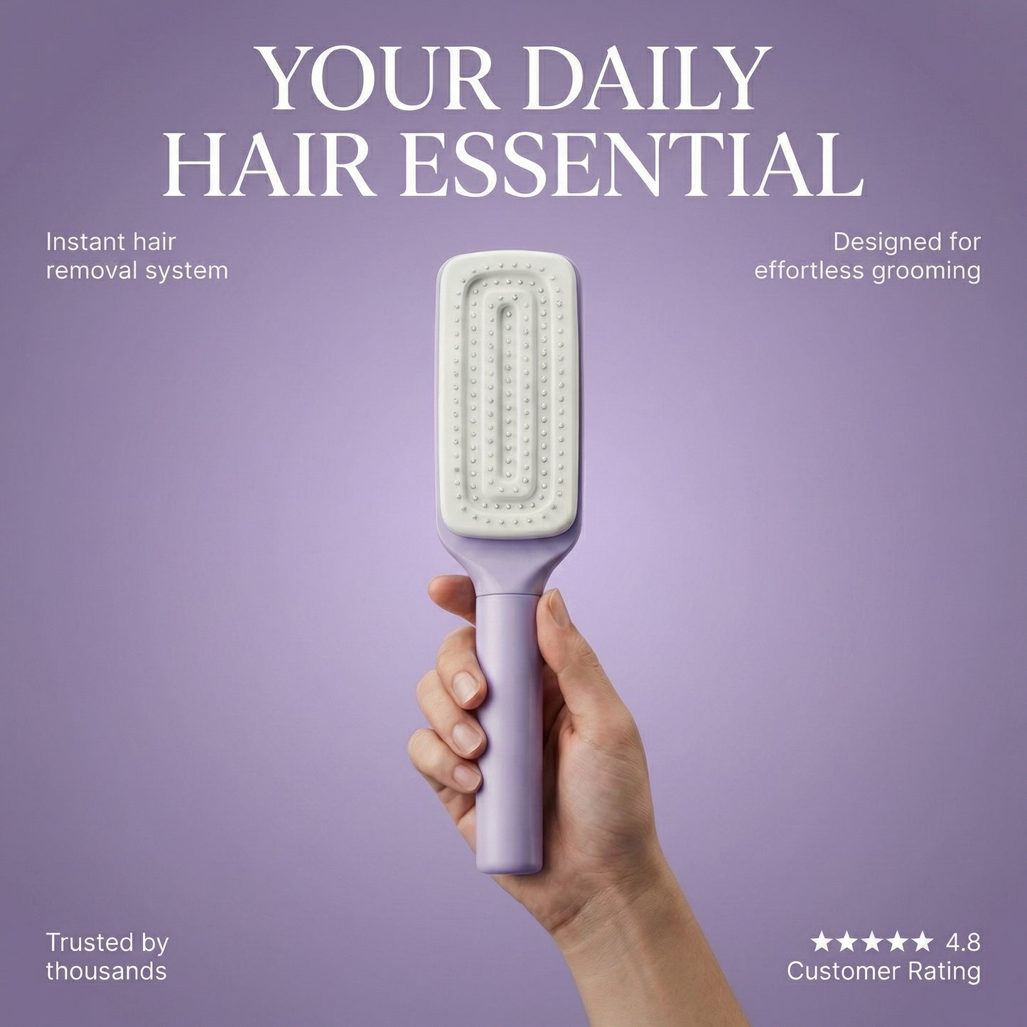Self-Cleaning Hair Brush