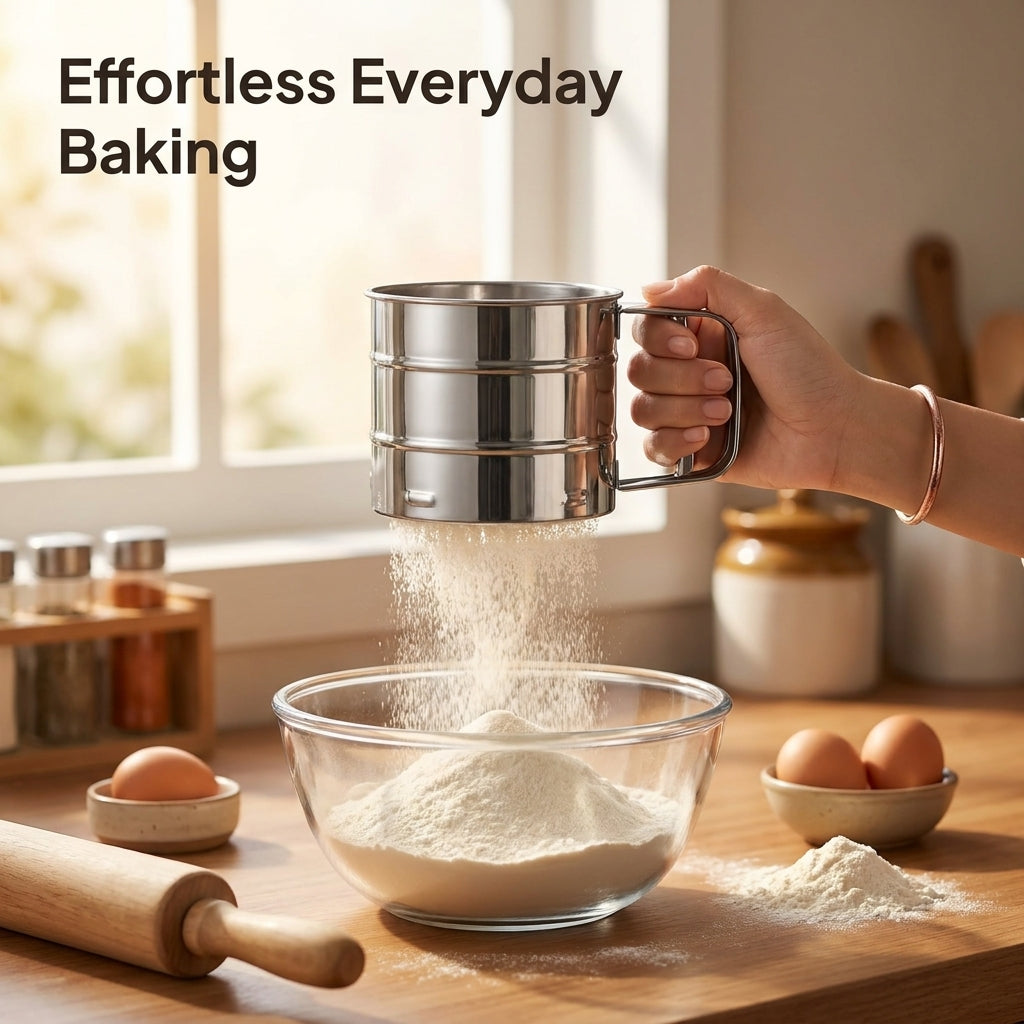 One-Press Flour Sifter